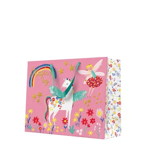 Darčeková taška horizontálna - FAIRY UNICORN 33,5x13x26,5 cm